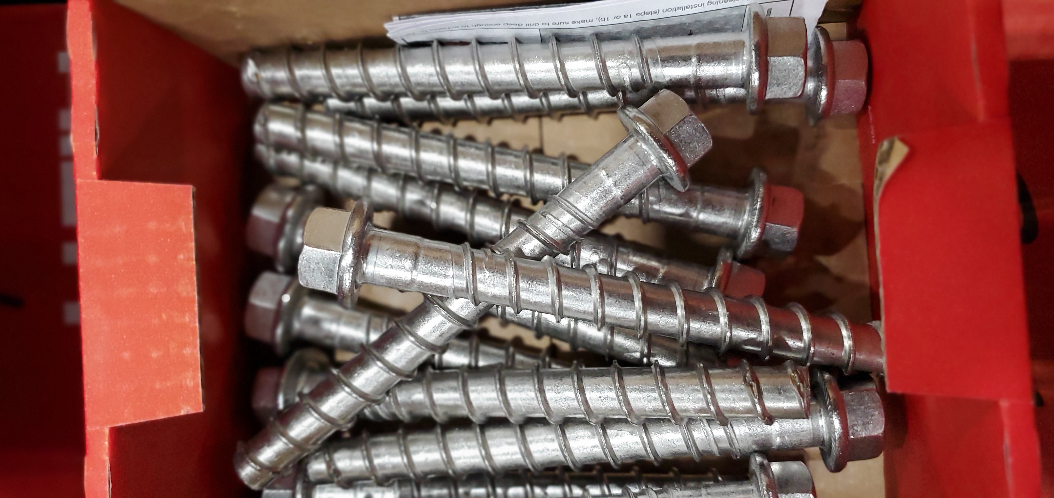 ANCHOR, STUD SCR SS 1/2IN DIA 5IN L